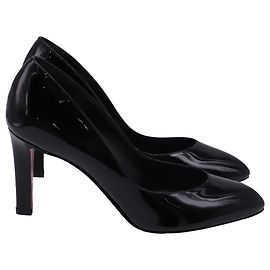 Zapatos de tacón Christian Louboutin Fannylove 85 en piel charol negra