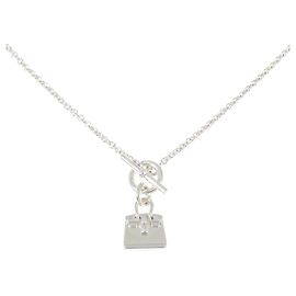 Hermès Collana Hermes Amulette Kelly 925 Silver