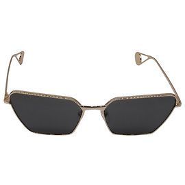  Gucci GG0538S Sunglasses in Gold Metal
