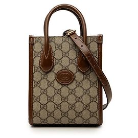Borsa a tracolla mini Gucci Interlocking G GG Supreme