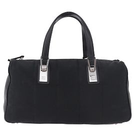 Chanel Square Stitch Boston Quilted Nylon Large