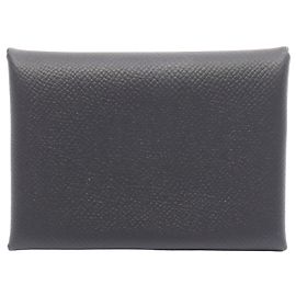 Hermès Hermes Calvi Duo Geldbörse/Münzbeutel