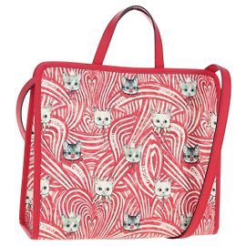 GUCCI x Higuchi Yuuko Handtasche PVC 2way Rot 630542 Auth 167781SM