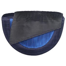 Clutch plissettata geometrica Gianni Versace Couture