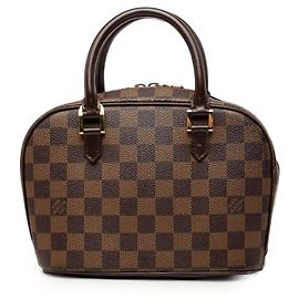 Sac à main Mini Sarria Louis Vuitton Damier Ebene Marron