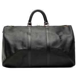 Borsa da viaggio Louis Vuitton Epi Keepall 50 Nera