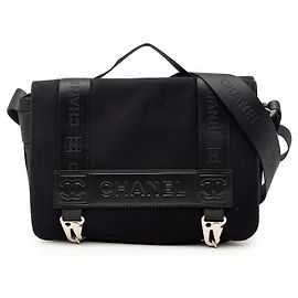 Bolso crossbody Chanel Nylon Sport Line azul