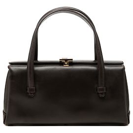 Gucci Square G Handtasche aus braunem Kalbsleder