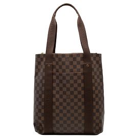 Bolso Tote Louis Vuitton Damier Ebene Cabas Beaubourg Marrón