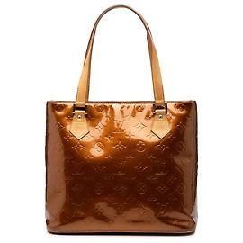Sac Tote Louis Vuitton Monogram Vernis Houston Marron