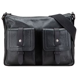 Borsa a tracolla Louis Vuitton Utah Wichita Grigia
