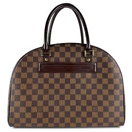 Borsa Louis Vuitton Damier Ebene Nolita Marrone