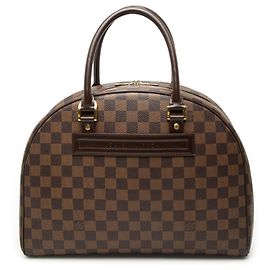 Borsa Louis Vuitton Damier Ebene Nolita Marrone