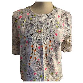 Autre Marque Blusa con estampado de atrapasueños