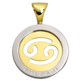Bulgari Colgante Bvlgari Tondo Cancer en Oro Amarillo de 18K