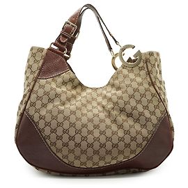 Gucci Borsa Hobo Charlotte in tela GG