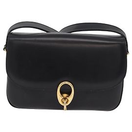 Céline Celine Flap Shoulder Leather