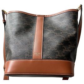 Céline Saco balde toile triomphe modelo pequeno