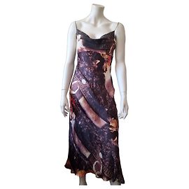 Mariella Burani Gedrucktes langes Kleid