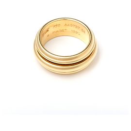 Anel Piaget Possession Ouro Amarelo 750/18K Vintage 1990 Tam. 54 Full Set com Caixa