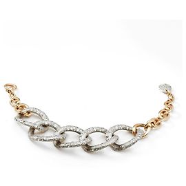 Pomellato Tango Armband Gold 750/18K 11 ct Diamanten 75 g Neupreis 76.000 € Luxus