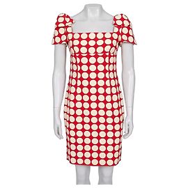 Valentino Etuikleid 100% Seide mit Schleifendetail UK 6/XS gebraucht