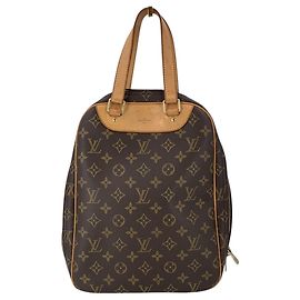 Louis Vuitton Borsa da viaggio e borsa a mano Excursion in canvas monogram marrone vintage