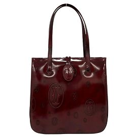 Bolsa Cartier Happy Birthday com logotipo em relevo