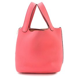 Hermès Borsa Hermes Picotin Lock PM in Rose Azalee
