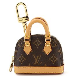 Louis Vuitton Monogram Accessory Bag Charm Micro Alma Keychain