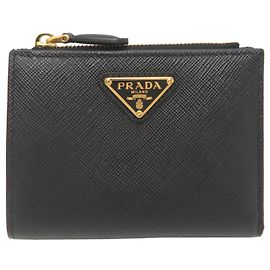Portafoglio bi-fold Prada da donna