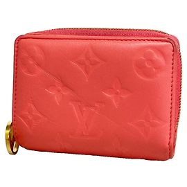 Louis Vuitton Monogram Embossed Portefeuille Lou Wallet