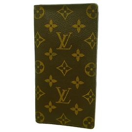 Portafoglio Long Bill Louis Vuitton Marrone