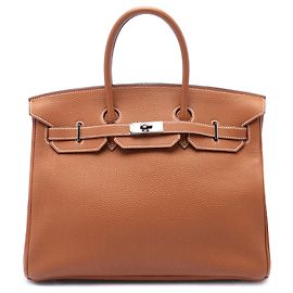 Hermès Brown Togo Birkin Retourne 35