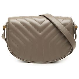 Autre Marque Saint Laurent Sac Crossbody Joan Small en Cuir de Veau Matelassé Marron