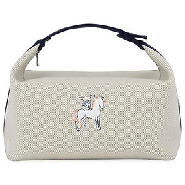 Hermès Beige Large Toile Bride A Brac Cabriole Case