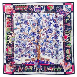 Hermès Foulard Hermes Carre 90 Fantaisies Indiennes