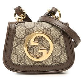 Borsa a tracolla Gucci GG Supreme Interlocking G Blondie