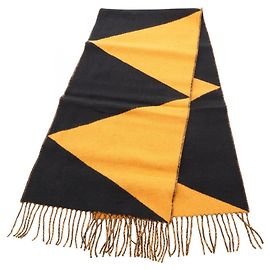 Hermès Sciarpa in cashmere Hermes Casaque Zigzag
