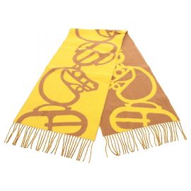 Hermès Sciarpa Muffler Hermes Casaque Buckle et Camaieu