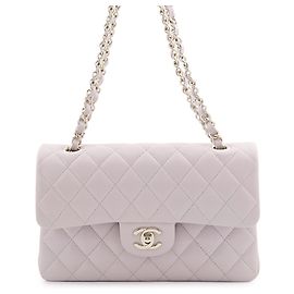 Borsa a tracolla Chanel Matelassé viola chiaro