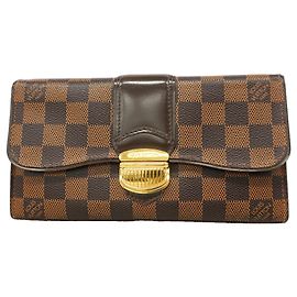 Louis Vuitton Damier Portefeuille Sistina Long Wallet