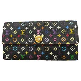 Louis Vuitton Monogram Multicolor Portefeuille Sarah Long Wallet