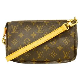 Louis Vuitton Monogram Pochette Accessoires Bag/Pouch M51980 Brown Women's