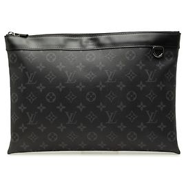 Louis Vuitton Monogram Eclipse Pochette Discovery Clutch Bag