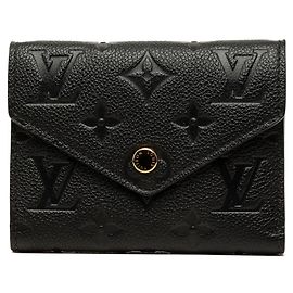 Louis Vuitton Monogram Empreinte Portefeuille Victorine Tri-fold Wallet