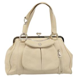 Céline Celine Vintage Kisslock Frame Leather