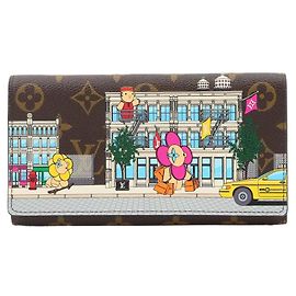 Louis Vuitton Vivienne Monogram Portefeuille Sarah NM Bi-fold Long Wallet