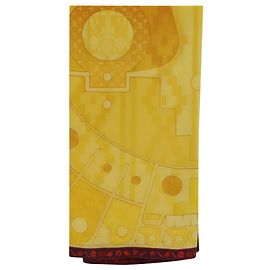 Cachecol Gigante Sun Louis Vuitton em seda multicolorida