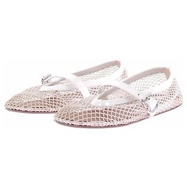 Alaïa Ballerine in rete crema